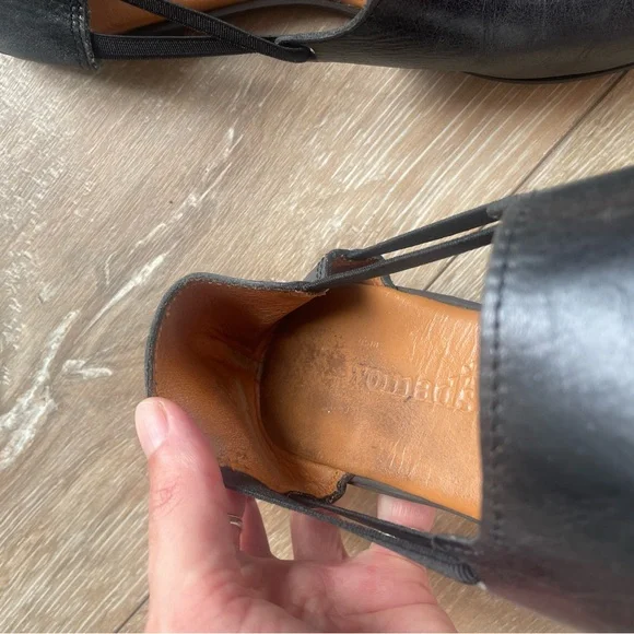 Black Open-Toe Sandals - Picture 6 of 9